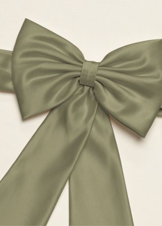 Picture of Satin Flower Girl Sash with Back Bow