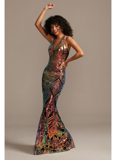 Long Mermaid / Trumpet Spaghetti Strap Formal Dresses Dress - Night Studio