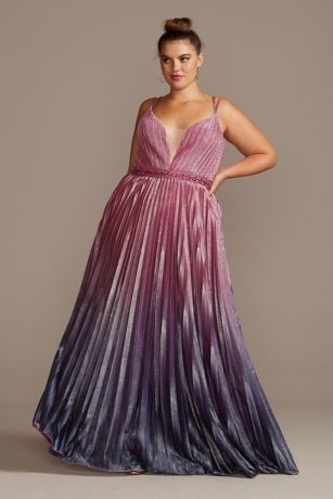 david's bridal formal dresses plus size