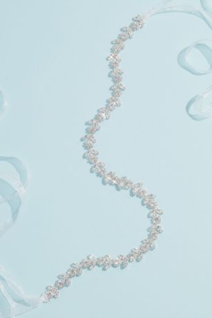 Picture of Slim Ribbon-Tied Crystal Sash
