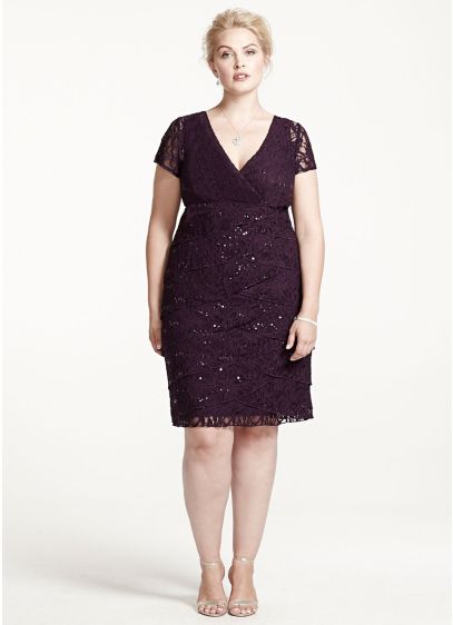 Short Sheath Cap Sleeves Cocktail and Party Dress - Scarlett Nite