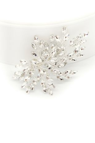 Picture of Marquise-Cut Crystal Spray Hair Clip