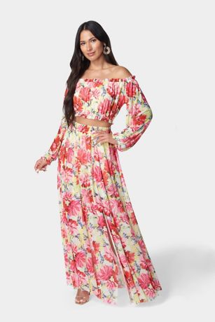 Picture of High Slit 2-pc Mesh Dress