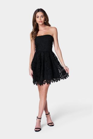 Picture of Strapless Lace Cupcake Dress