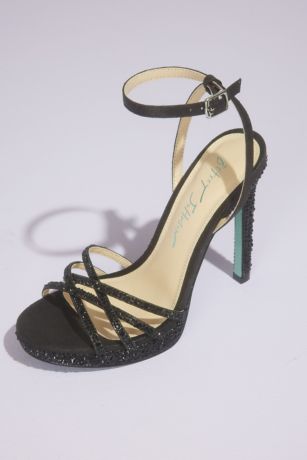 Picture of Rhinestone Strappy Platform Stiletto Sandals