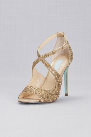 gold peep toe shoes