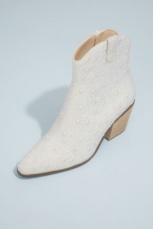 Picture of Pearl Embellished Western Boots