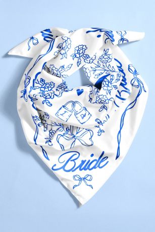 Picture of Something Blue Bride Scarf