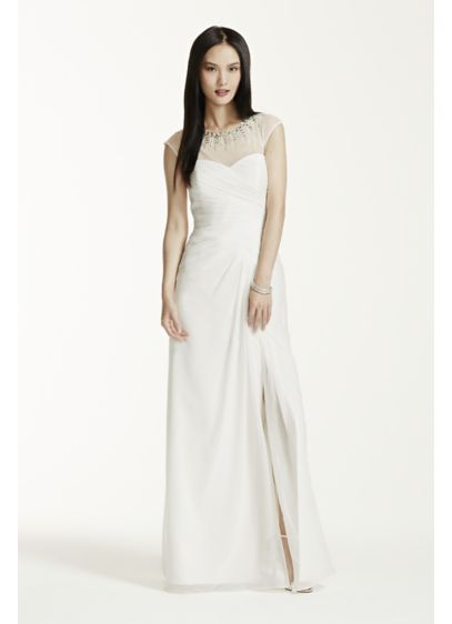 Long A-Line Casual Wedding Dress - DB Studio