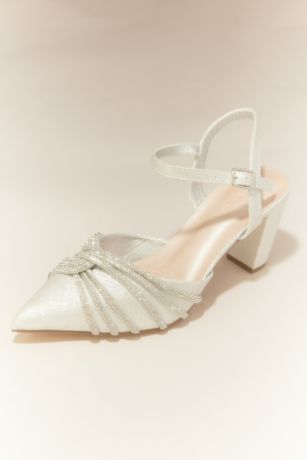 Picture of Pointed Toe Heels with Crystal Rope Twist
