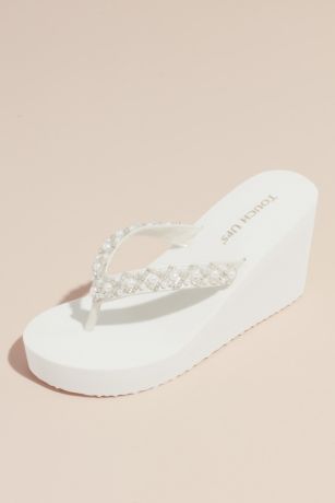 david's bridal flip flops