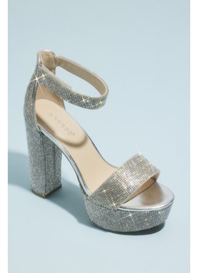 Crystal-Encrusted Super Tall Platform Heels - The world might not be ready for you
