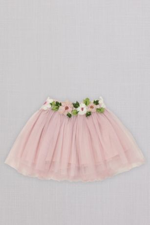 flower tulle skirt
