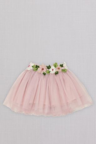 flower tulle skirt