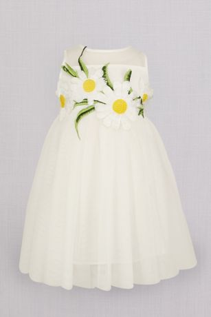 yellow flower girl dresses davids bridal