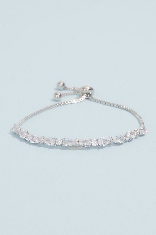 Galina Signature Cubic Zirconia Crystal Pull Bracelet