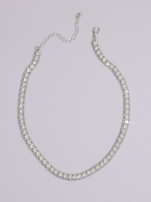 Galina Signature Rhinestone Crystal Collar Necklace