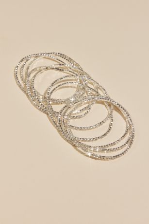 Picture of Stretch Rhinestone Bracelet Set