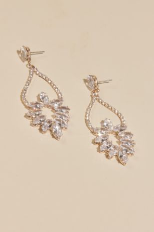 Picture of Crystal Burst Drop Earrings