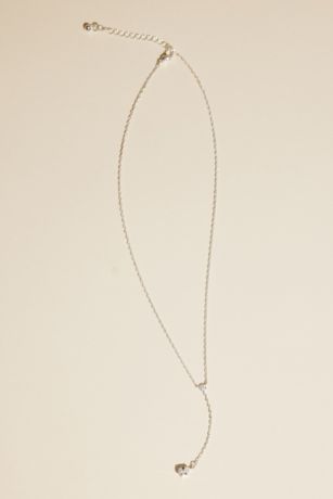 Picture of Cubic Zirconia Y-Drop Necklace