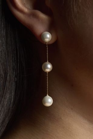 Picture of Pearl Strand Drop Earrings