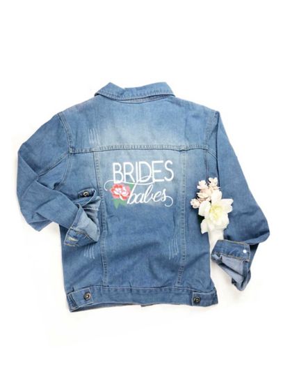 Embroidered Brides Babes Jean Jacket | David's Bridal