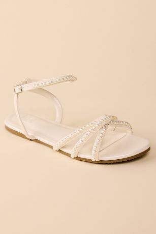 Picture of Pearl Strap Flat Sandals