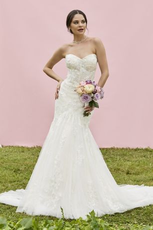 Picture of Beaded Lace Mermaid Wedding Dress