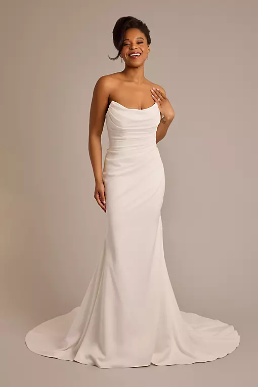 beautiful beach wedding dresses A-line Sweetheart Applique Rustic Beach Wedding Dresses Champagne Brid – SELINADRESS main image 0