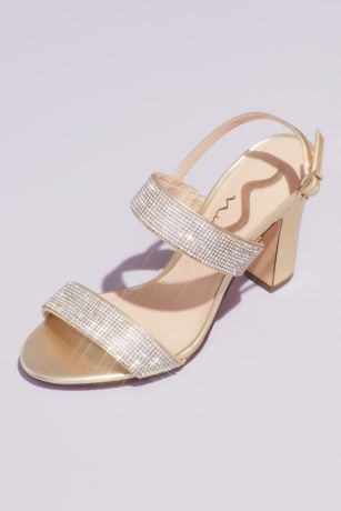 slingback chunky heel sandals