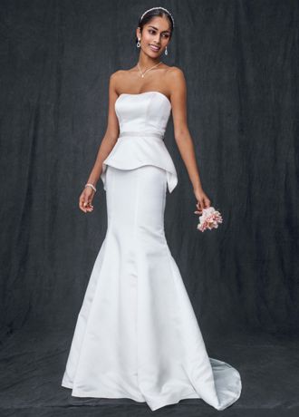 wedding dress peplum