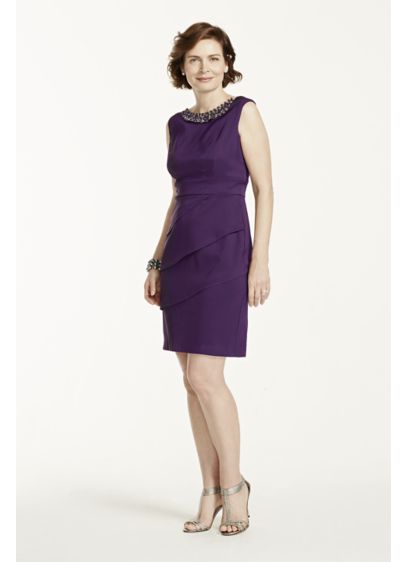 Short Sheath Tank Cocktail and Party Dress - Connected Apparel