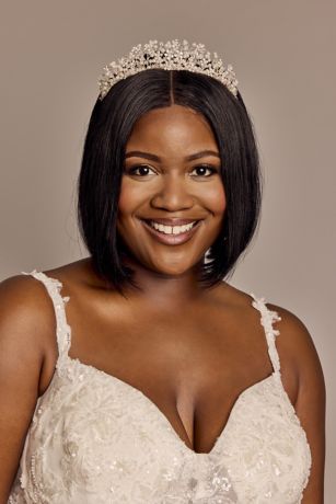 Picture of Pearl and Crystal Tiara Headband