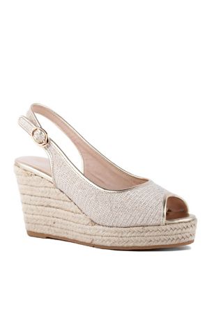 Peep-Toe Espadrille Wedges | Bridal