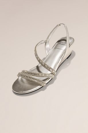 Picture of Crystal Embellished Wedge Sandals