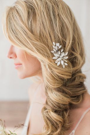 Picture of Crystal Leaves Hand-Wired Comb