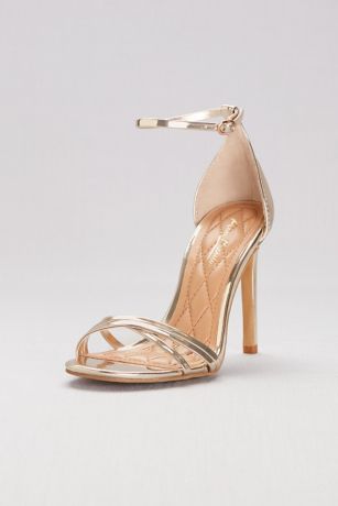 anne michelle gold heels