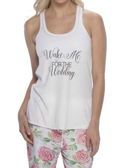Wake Me For the Wedding Tank Top - Wedding Gifts & Decorations