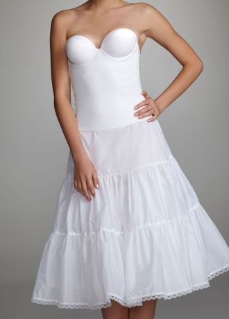 tea length bridal slip