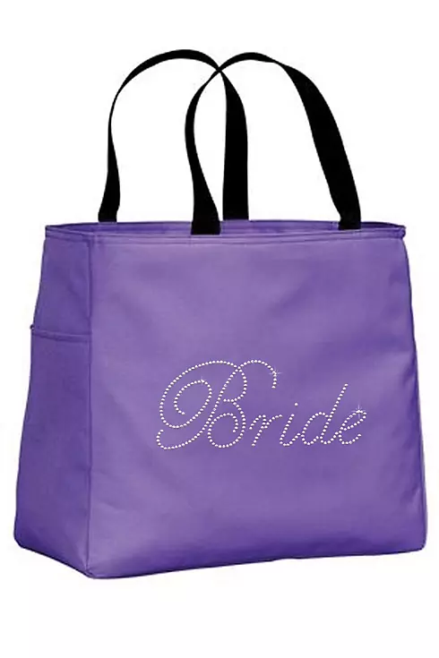Rhinestone Bride Tote Bag Image 1