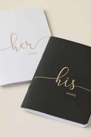 Picture of His and Hers Vow Book Set