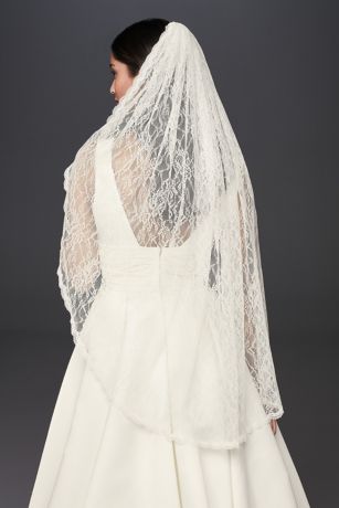 david's bridal mantilla veil