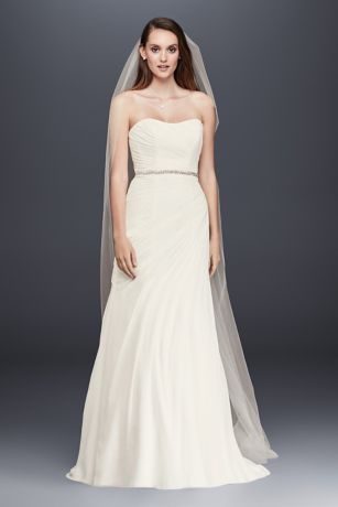 david's bridal a line dress