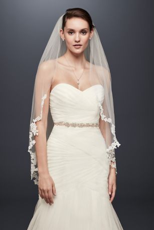 veil with lace dress