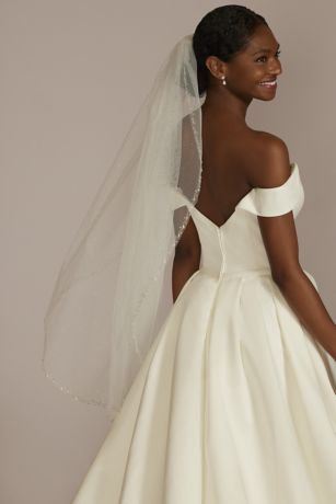 MidLength Wedding Veils David's Bridal
