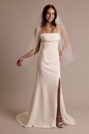 Picture of Raw Edge Mid-Length Veil