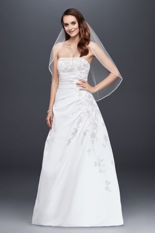 david's bridal a line dress