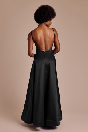 Picture of Open Back Satin Ball Gown