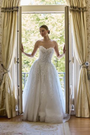 Picture of Couture Sweetheart Tulle Ball Gown Wedding Dress