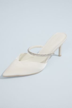 ivory heels bridal